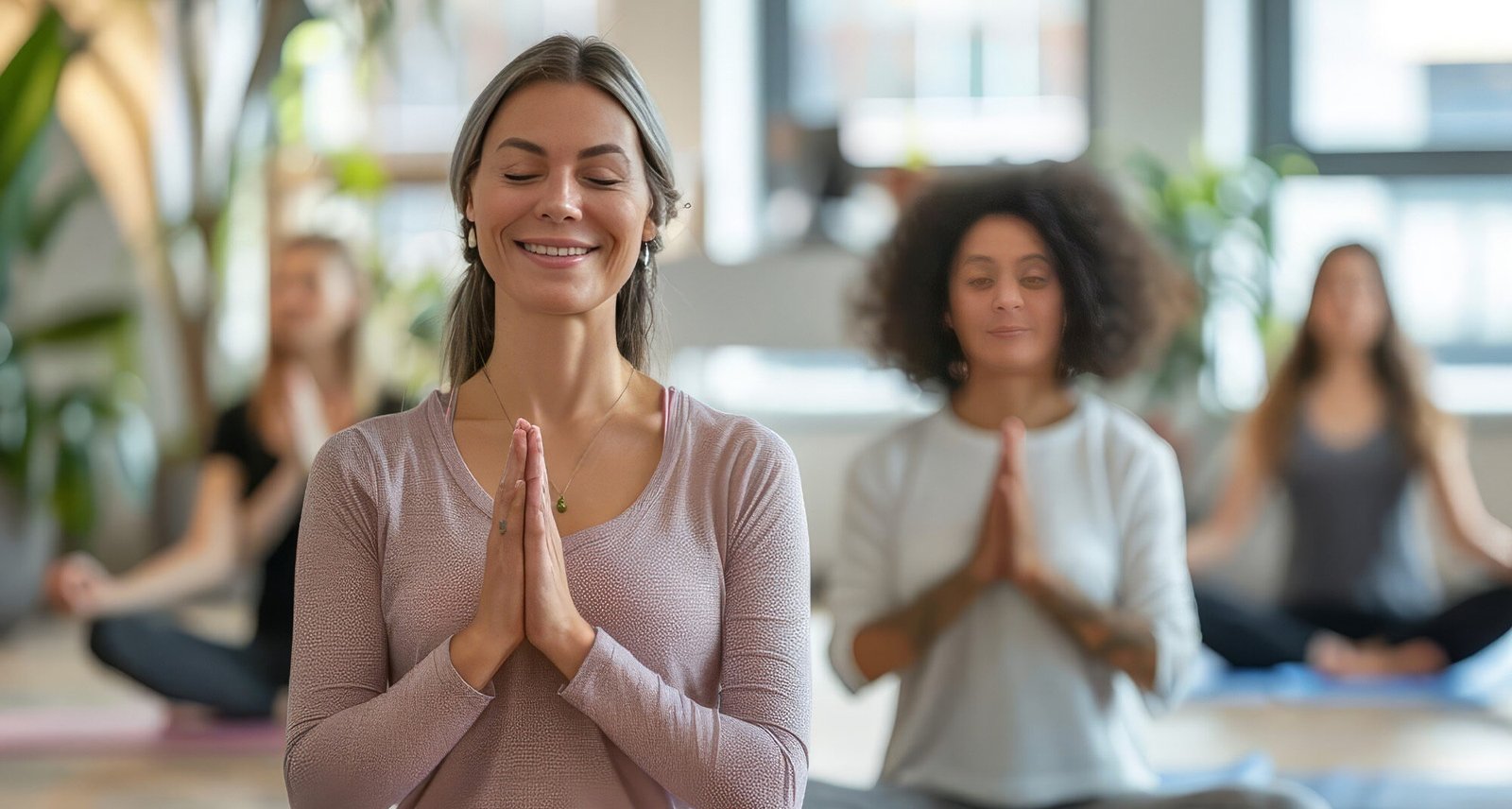 a group of females doing yoga and meditating. Wellness programs aim to improve employee health and well-being. But many miss the mark on inclusivity, potentially doing more harm than good.